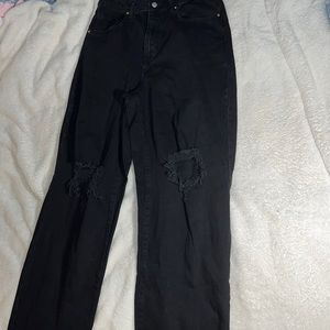 Wild Fable high rise baggy jean black